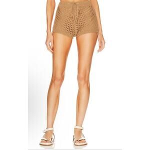 Misa Los Angeles Daisy short Mocha MEDIUM NWT NEW